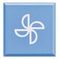 Клавиша голубого цвета "ВЕНТИЛЯТОР" (H4920LE)