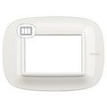Рамка, Axolute white (3 модуля), форма эллипс (HB4803HD)