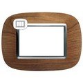 Рамка, Черешня (3 модуля), форма эллипс (HB4803LCA)