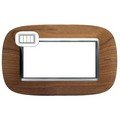 Рамка, Черешня (4 модуля), форма эллипс (HB4804LCA)