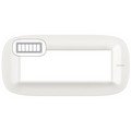 Рамка, Corian white (6 модуля), форма эллипс (HB4806CGW)
