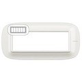 Рамка, Axolute white (6 модуля), форма эллипс (HB4806HD)