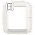 Рамка, Axolute white (3+3 модуля), форма эллипс (HB4826HD)