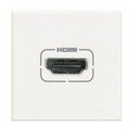 Розетка HDMI, 1 модуль, цвет белый (HD4284)