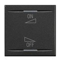 Клавиша "РЕГУЛИРОВКА и ON-OFF", 2 функции, 2 модуля, цвет антрацит (HS4911/2AI)